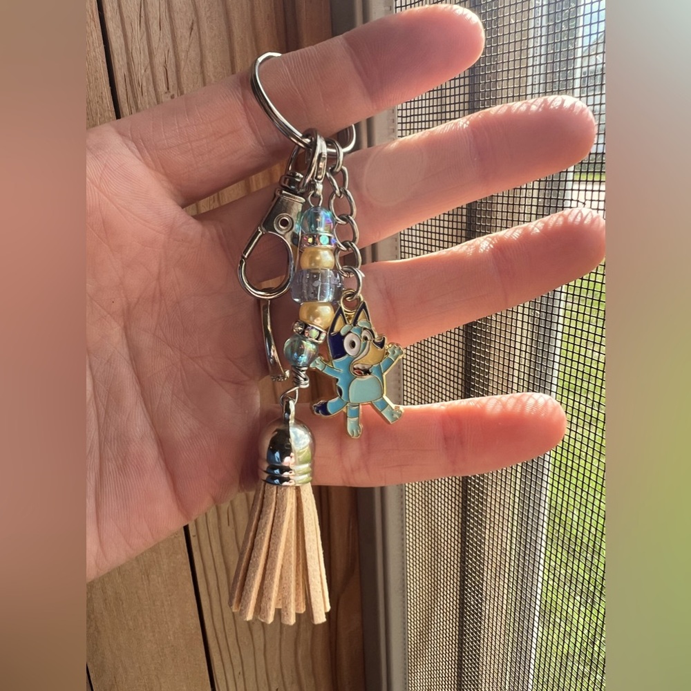 Bluey keychain